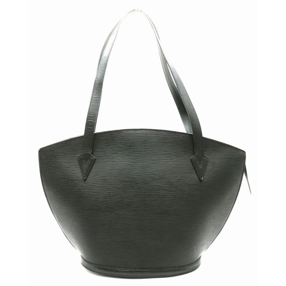 Louis Vuitton Epi Saint Jacques Shopping Shoulder Bag Tote Leather Noir Black - Picture 1 of 9